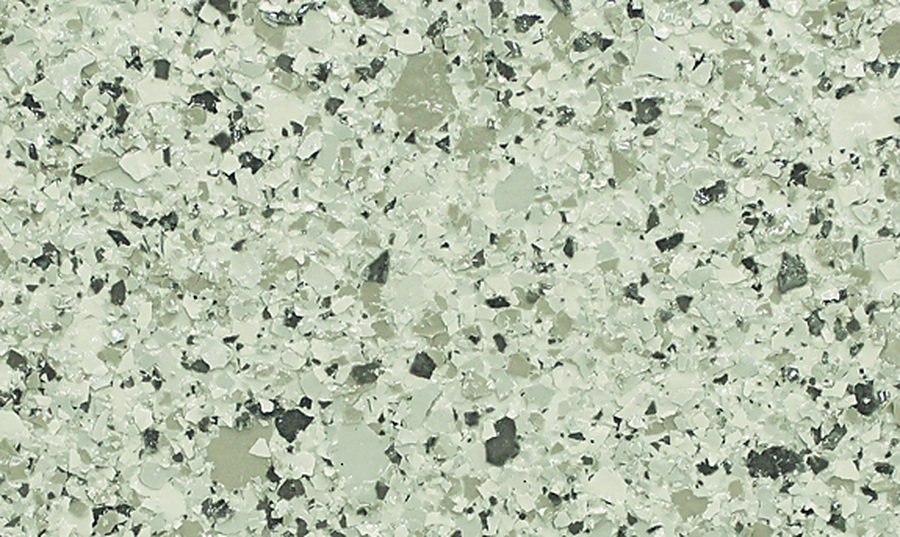 Harvard Grey — Dulux Avista decorative flake finish