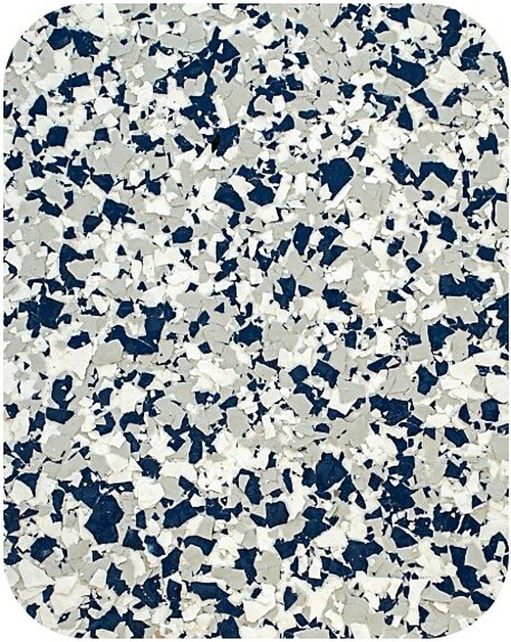 Navy Granite — Dulux Avista decorative flake finish